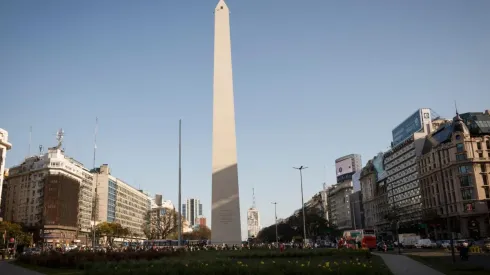 El Obelisco, monumento histórico de la Ciudad de Buenos Aires.
