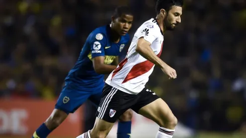 Siempre fundamental contra Boca, esta vez Nacho Scocco no podrá estar.