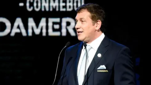 Domínguez, la máxima autoridad del fútbol sudamericano.