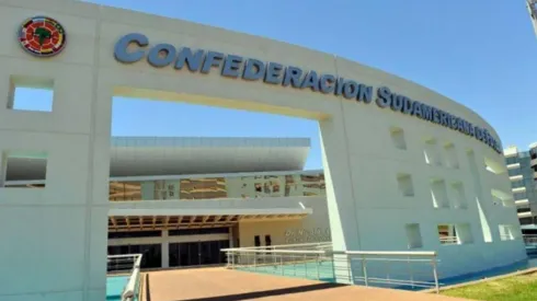 La sede de la Conmebol, ubicada en Luque (Paraguay).