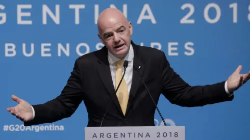 Infantino se contradijo al hablar del Monumental: "Eso era un ambiente".