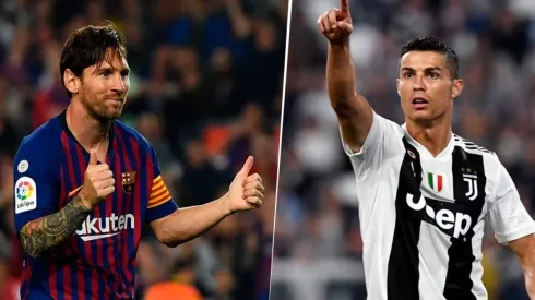 Messi y Cristiano, dos estrellas que verán el Superclásico en Madrid.