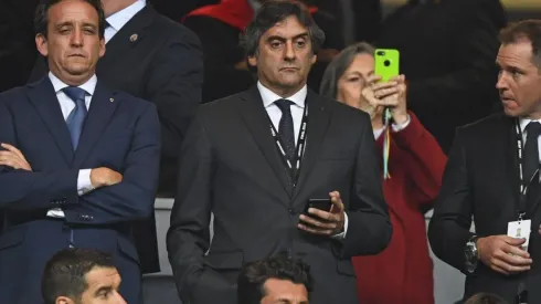 Francescoli vio la final de la Libertadores desde uno de los palcos del Bernabéu.