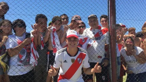 Julián Álvarez regresó a su pueblo natal de Córdoba.