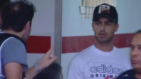 Gonzalo Martínez aprovechó para estar en el Monumental y ver a River.