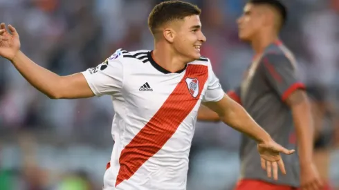 Julián Álvarez habló tras convertir su primer gol en la Primera de River