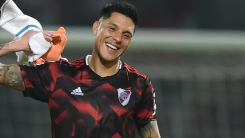 Enzo Pérez aseguró que quedó desorbitado al momento de recibir el golpe en la cabeza.