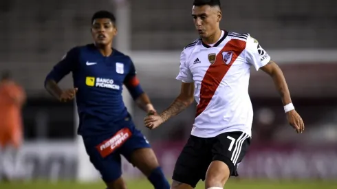 Suárez lleva cuatro goles con la camiseta de River, y fue el primero en Copa Libertadores