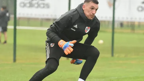 Armani respondió muy bien en la práctica de River.