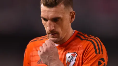 Gallardo dirigió tres veces oficiales a River en Salta: dos triunfos y un empate con victoria por penales. (FOTO: Getty)