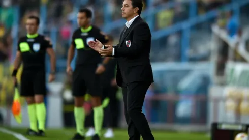 Gallardo se fue conforme con el primer tiempo que hizo River.