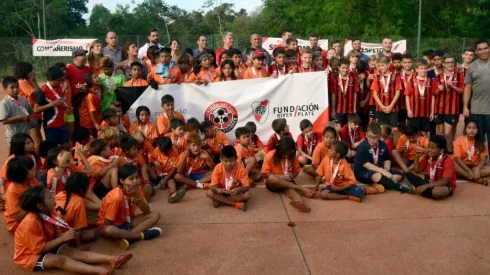 El Más Grande compartió junto a muchos chicos brasileños una jornada realmente emotiva.