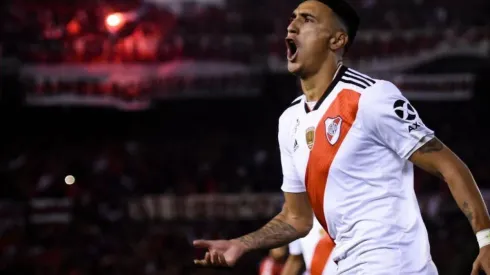 Matías Suárez convirtió el tercero, y allí todo el Monumental se sintió campeón una vez más