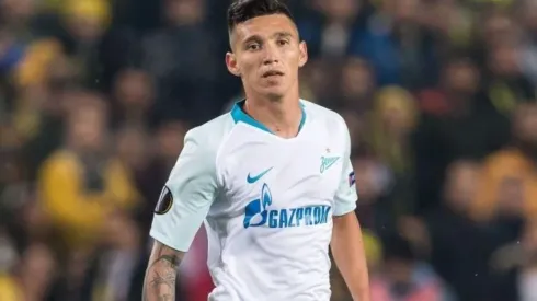Kranevitter juega hace un año en Zenit, Rusia.
