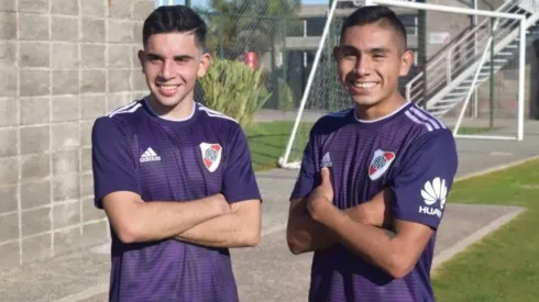 Pastrán y Lucero, los goleadores de la Sexta ante Unión, celebraron a puro estilo Lucas Pratto