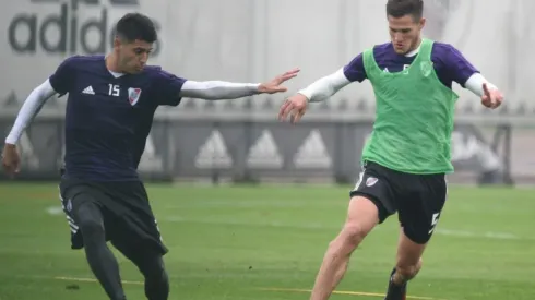 Palacios y Zuculini, dos de los concentados para el partido de mañana