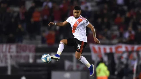 Paulo Díaz, en su primer partido oficial con el manto sagrado.