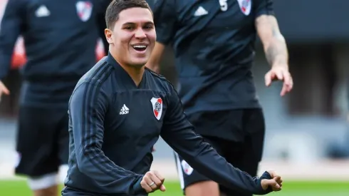 El colombiano se mostró contento en sus redes sociales tras la práctica de este jueves.