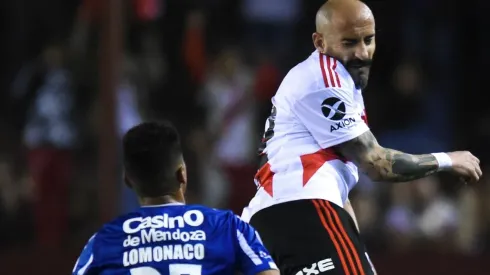 Javier Pinola, titular en el triunfo ante Godoy Cruz.