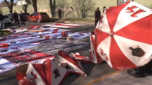 Algunos de los elementos confiscados por la policía.