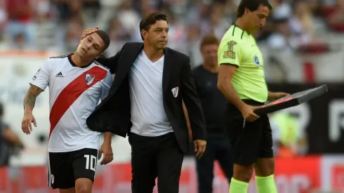 "por abajo no se podía jugar en la Bombonera", explicó Gallardo