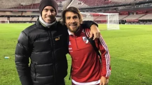 Facu y Leo, compartiendo la pasión por River en el Monumental