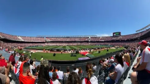 La gente copó el Monumental y despidió al equipo de gran manera pese a la derrota