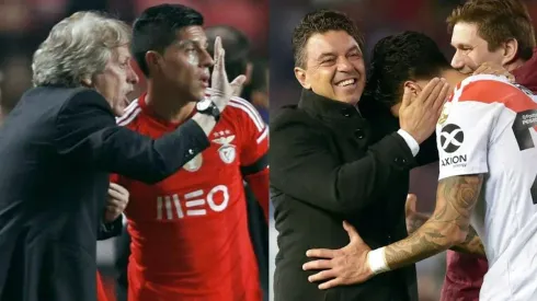 Enzo Pérez fue campeón con Jorge Jesús y con Marcelo Gallardo.