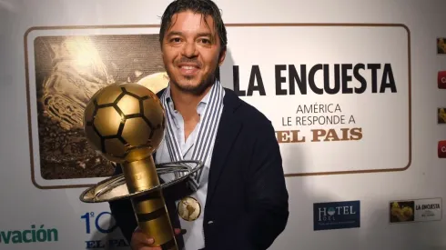 El entrenador de River recibió este galardón por segunda vez consecutiva.