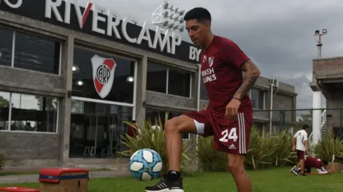 Los hijos de Enzo Pérez se entrenaron en Ezeiza