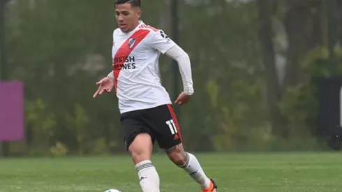 Enzo Fernández, titular en River para el duelo ante Danubio.