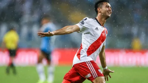 Acá ya se había sacado el peso de encima: el festejo del 10 después de convertir.