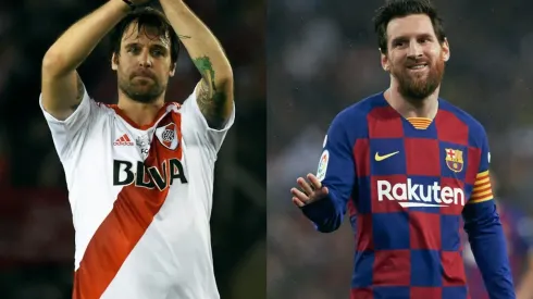 Cavenaghi y Messi coincidieron una sola vez en cancha por la Liga Española: Barcelona 1- Mallorca 1. (FOTO: Getty)