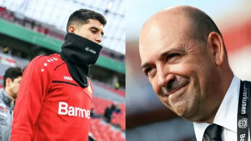 El presidente del Leverkusen explicó la situación de Exequiel.