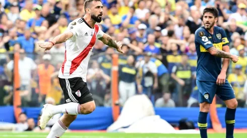Lucas Pratto tiene 25 goles en River, pero solo uno sacando del medio. Fue el 11 de noviembre de 2018 en la final de la Copa Libertadores más importante de la historia.