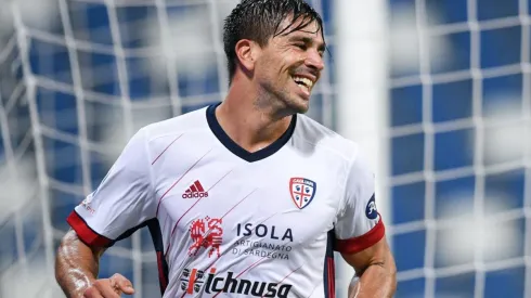 Giovanni Simeone disputó 35 partidos oficiales en River y marcó 4 goles