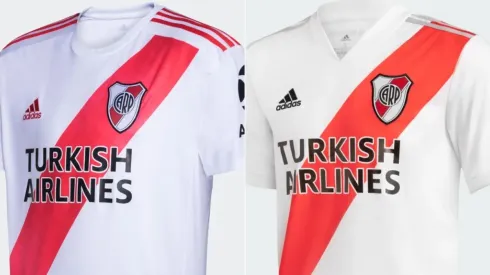 Apenas se modificó el cuello, la unión de la banda y el color de las tres tiras y del logo.