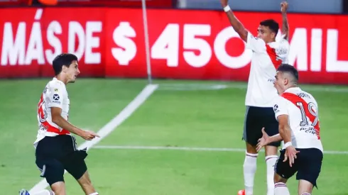 Nacho Fernández y Matías Suárez fueron los goleadores del 2-0 frente a Arsenal.