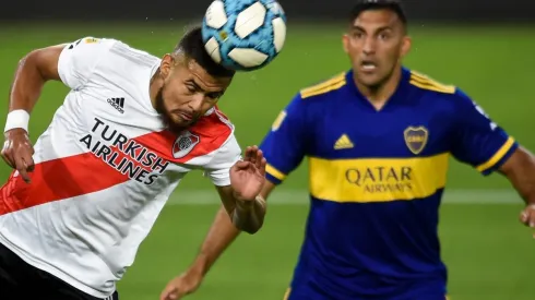 Paulo Díaz no jugó al cien por ciento ante Boca