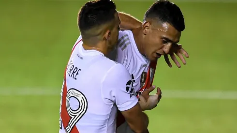 El delantero había sido uno de los más destacados en el primer tiempo. Luego se quedó en el vestuario.