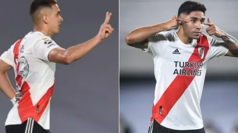 Gonzalo Montiel y Rafael Borré dedicaron sus goles de manera muy particular