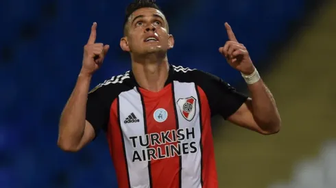 El colombiano convirtió cuatro goles en la victoria de River por 6 a 1 ante Godoy Cruz.