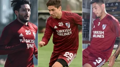 Milton Casco, Gonzalo Montiel y Fabrizio Angileri podrían jugar el domingo en el Monumental