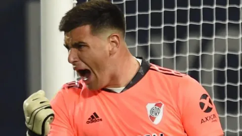 El arquero tuvo su estreno absoluto en River el pasado fin de semana en La Bombonera.