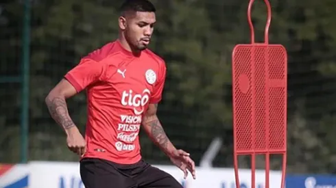El defensor practicó por primera vez en la Selección de Paraguay.