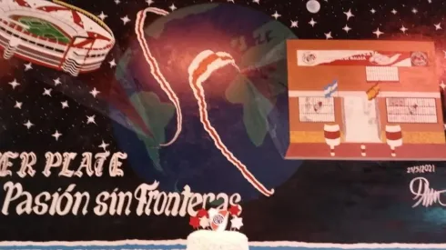 El mural que presentó la Fililal Málaga en su nuevo aniversario.