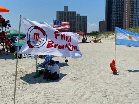 La magnífica playa riverplatense en Nueva York