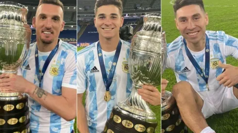 Franco Armani, Julián Álvarez y Gonzalo Montiel se sumarían este domingo a la burbuja de River.