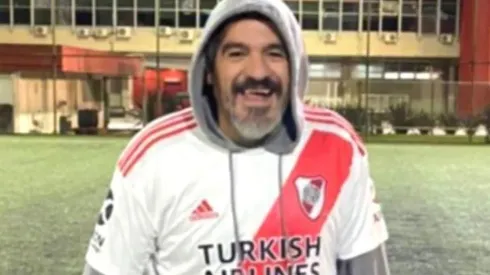 Ariel Ortega volvió a brillar en el fútbol Senior de River.