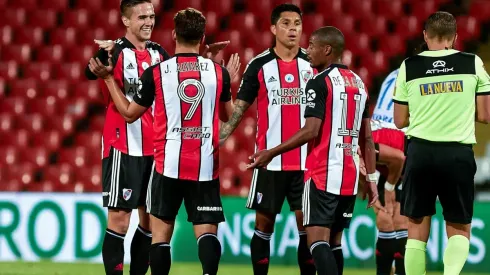 River visita a Gimnasia y Esgrima La Plata en el Bosque por la séptima fecha de la Liga Profesional y lo hará con su camiseta tricolor.